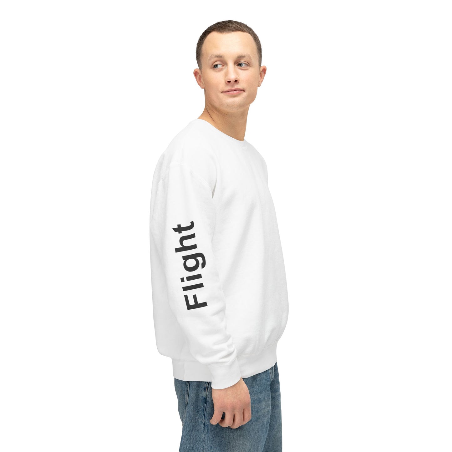 Unisex Lightweight Crewneck Sweatshirt - Flight Attendant