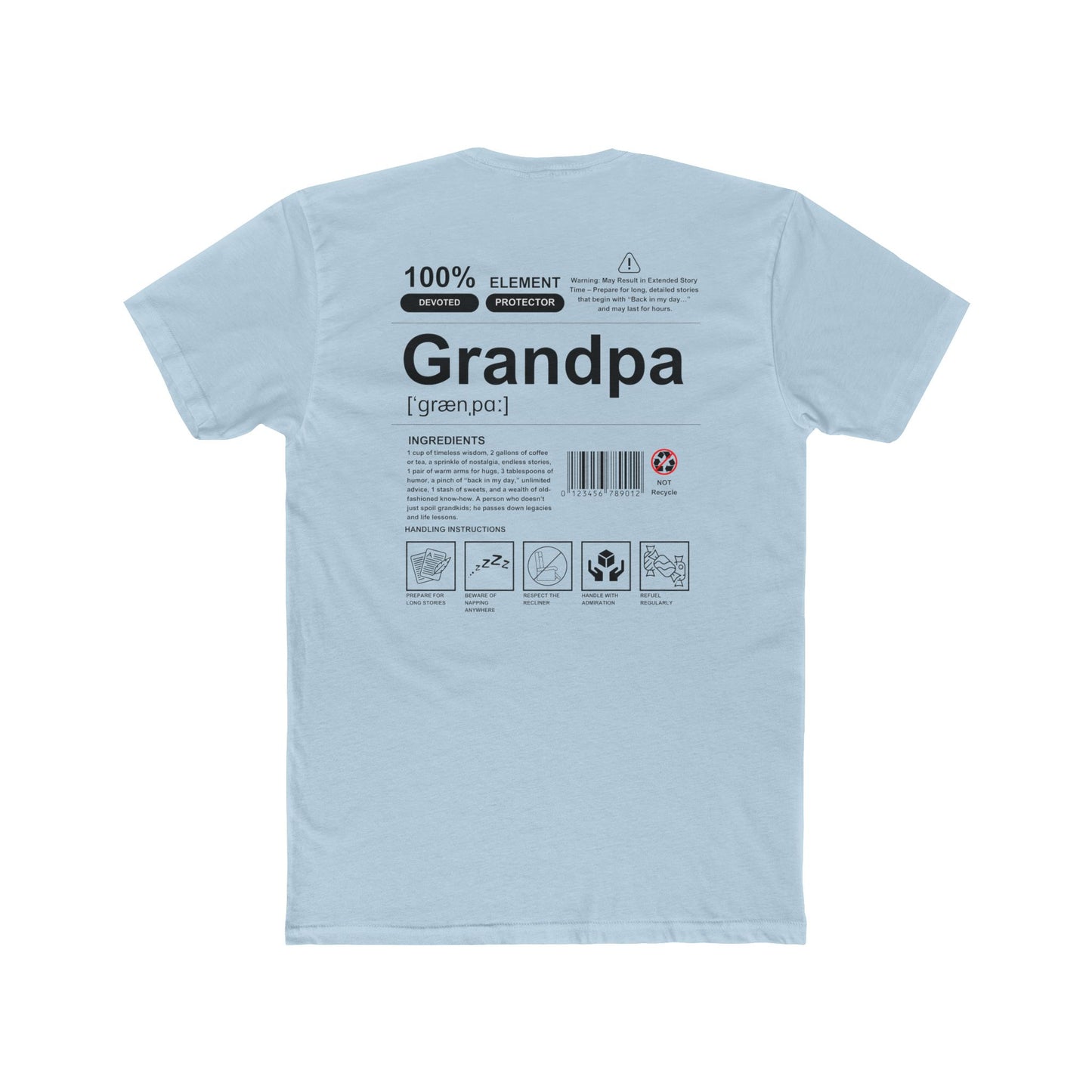 Unisex Cotton Crew Tee - Grandpa