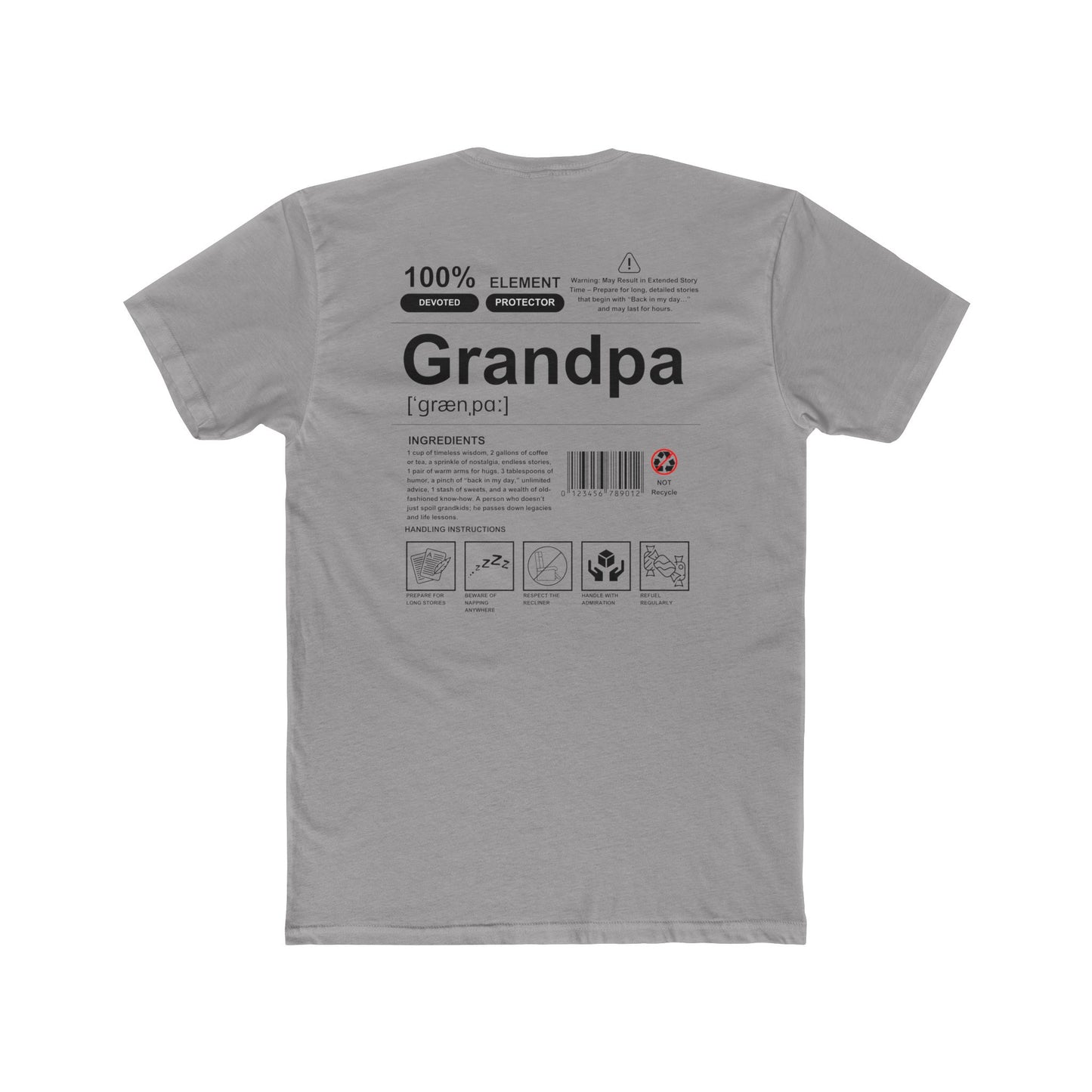 Unisex Cotton Crew Tee - Grandpa