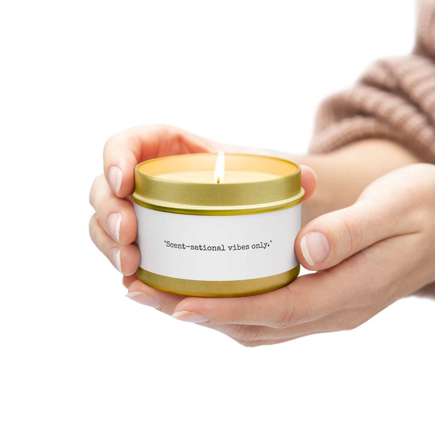 Scented Soy Candle - “Scent-sational vibes only”