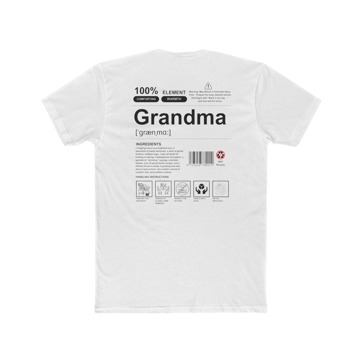 Unisex Cotton Crew Tee - Grandma