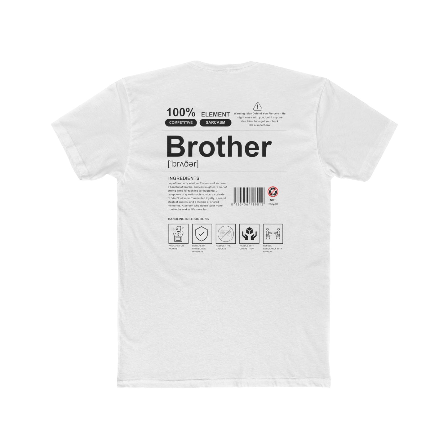 Unisex Cotton Crew Tee - Brother