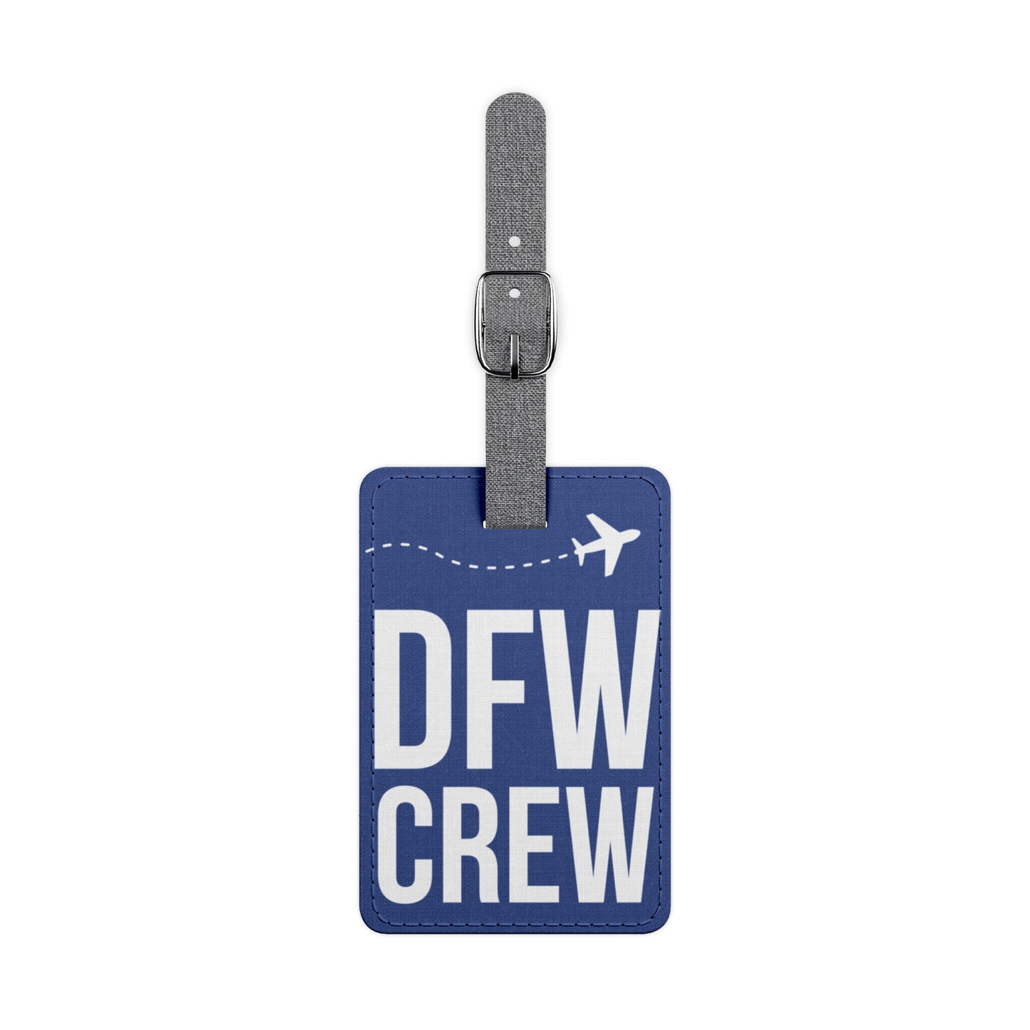 DFW CREW BLUE Luggage Tag, Rectangle