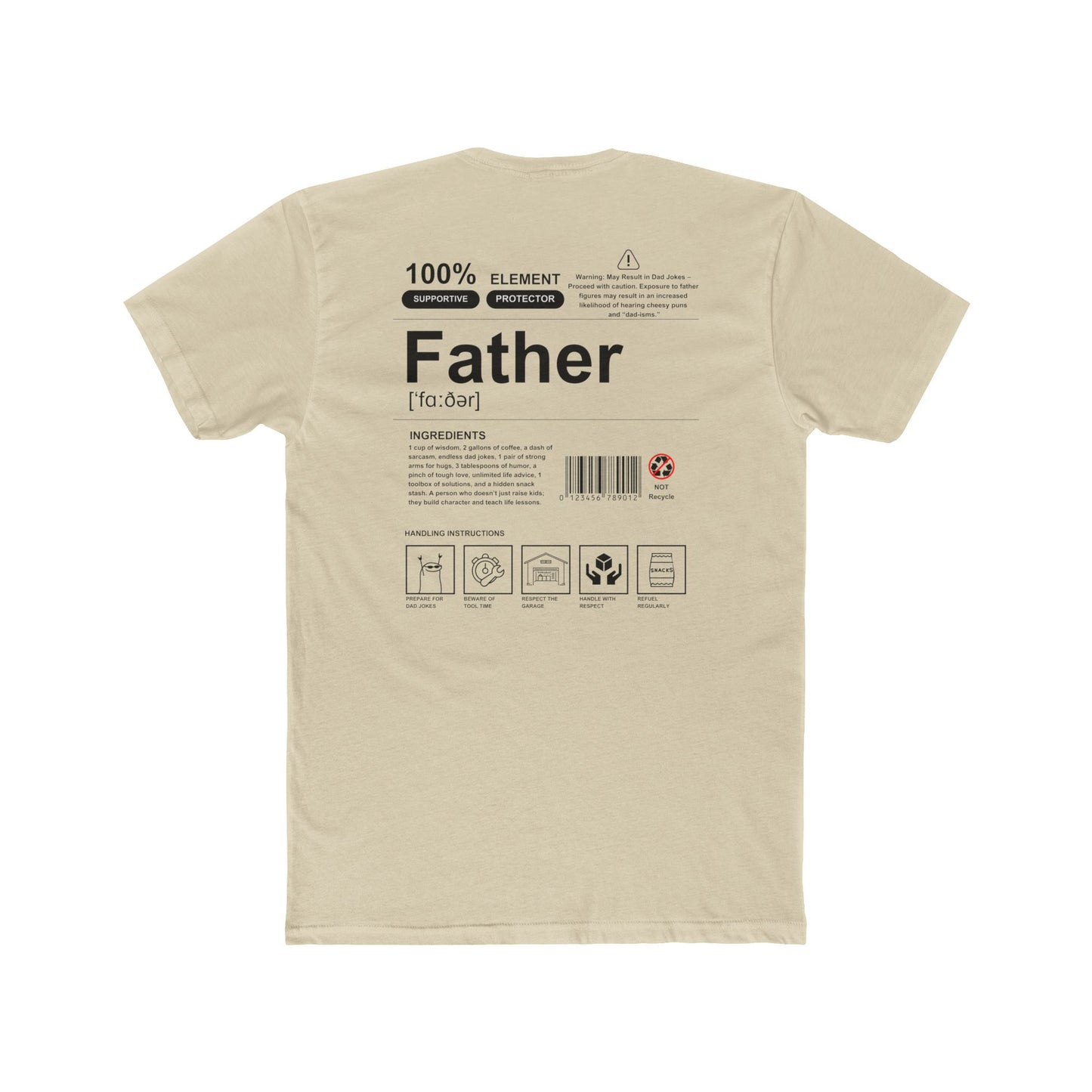 Unisex Cotton Crew Tee - Father