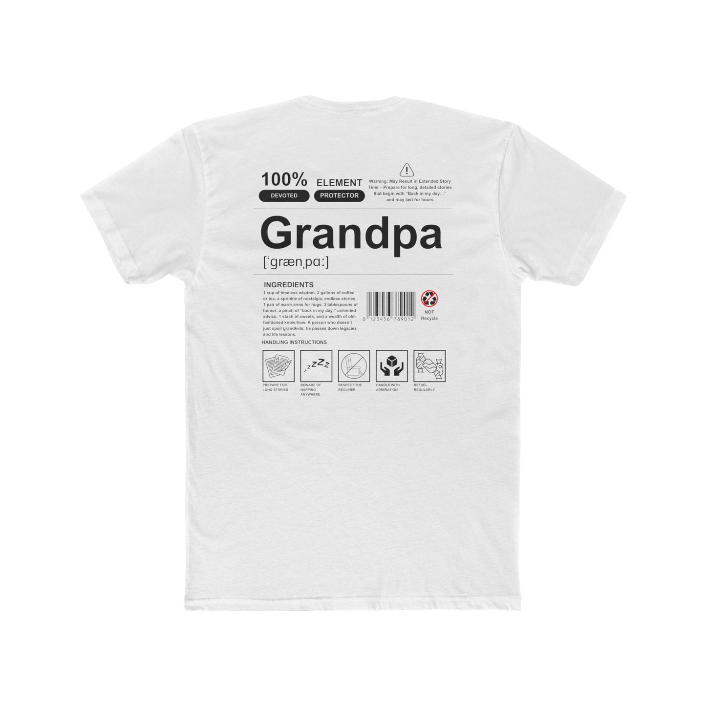 Unisex Cotton Crew Tee - Grandpa