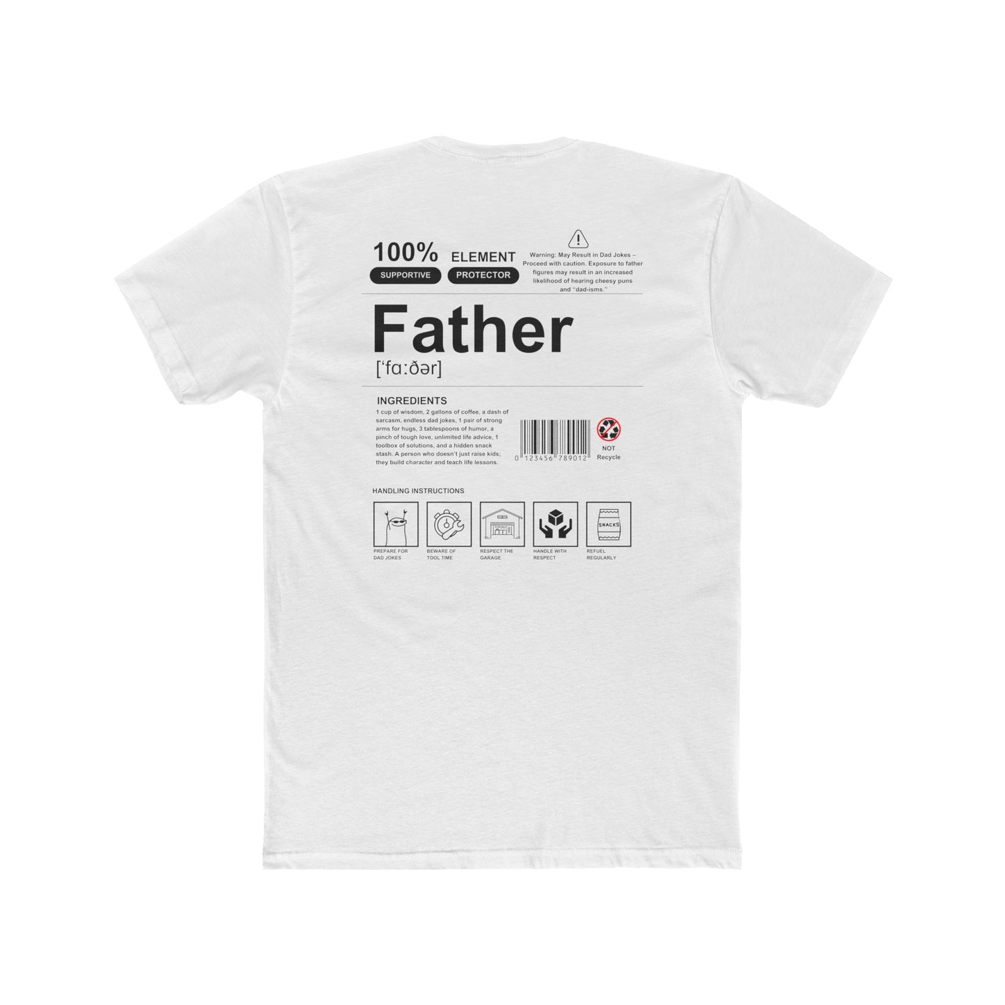 Unisex Cotton Crew Tee - Father