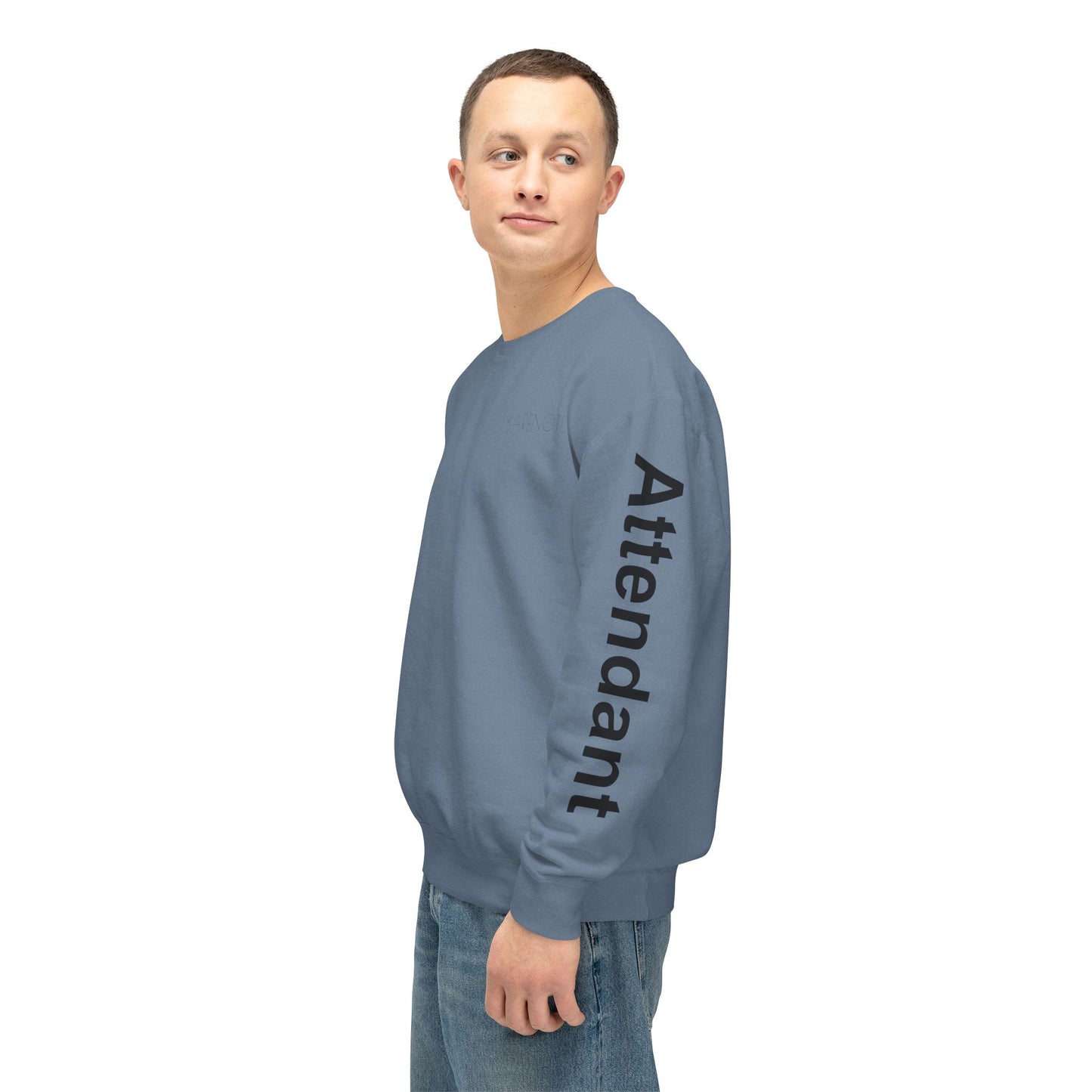 Unisex Lightweight Crewneck Sweatshirt - Flight Attendant