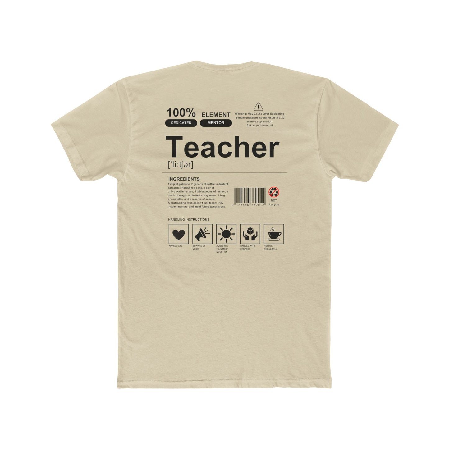 Unisex Cotton Crew Tee - Teacher