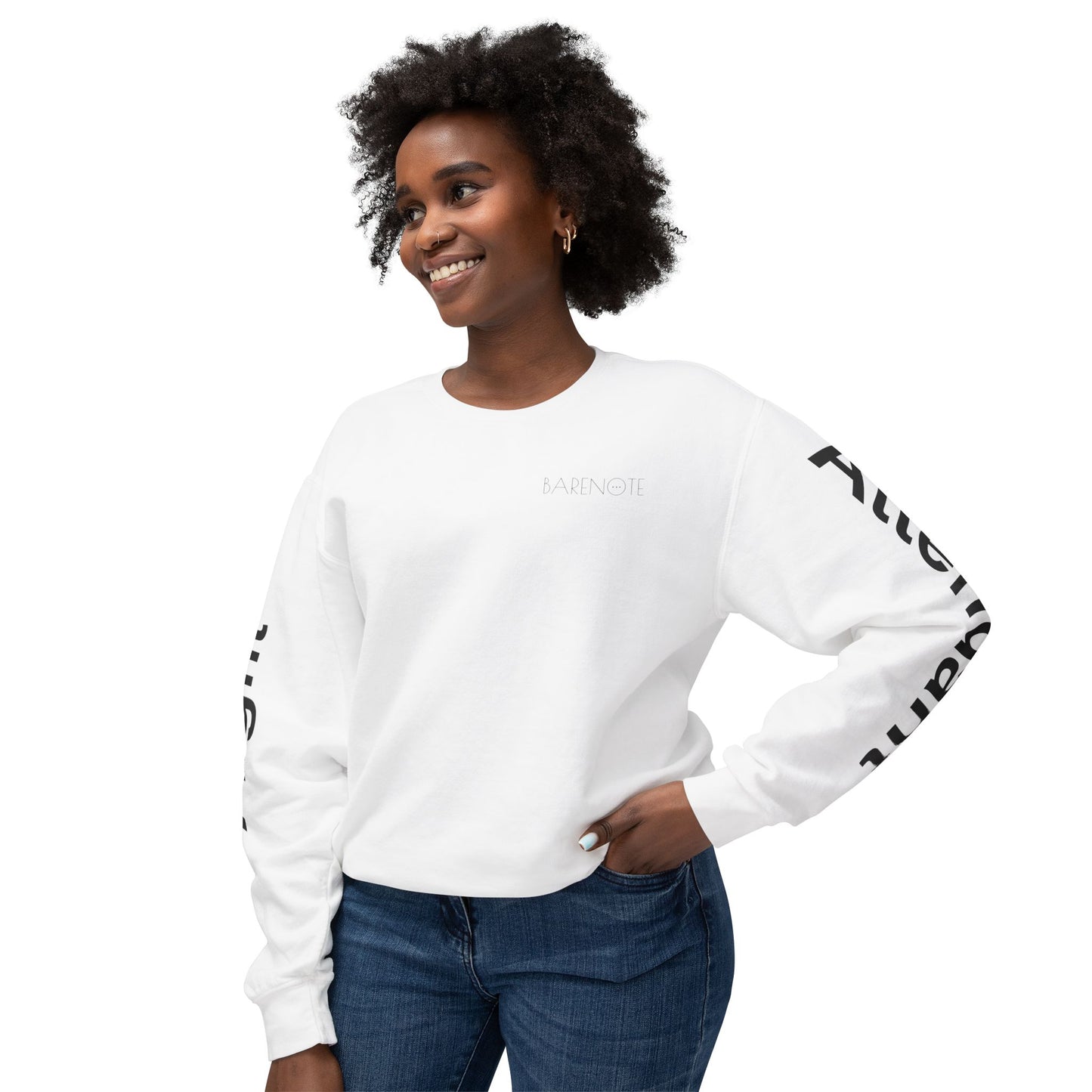 Unisex Lightweight Crewneck Sweatshirt - Flight Attendant