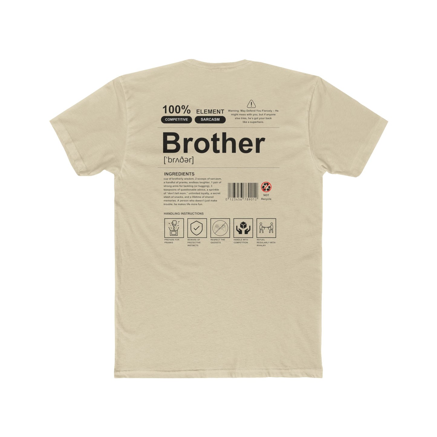 Unisex Cotton Crew Tee - Brother