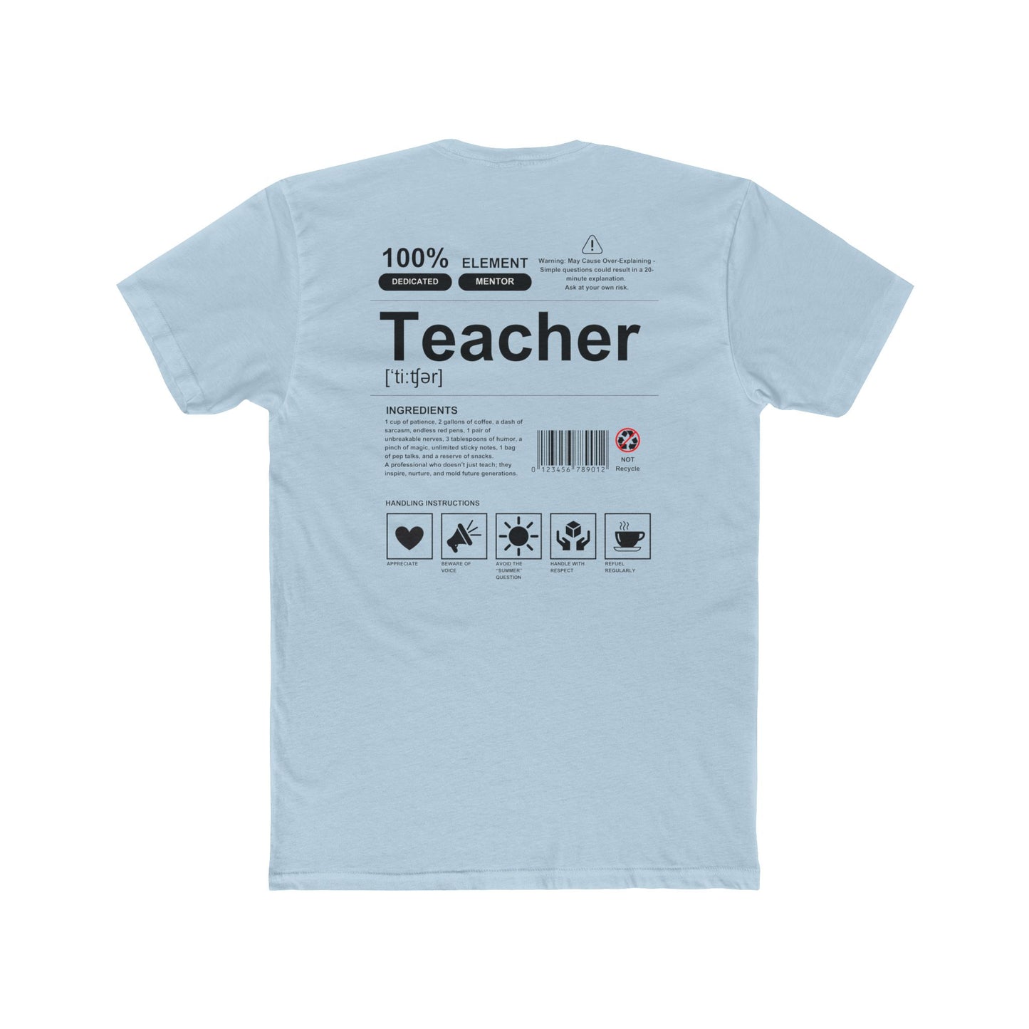 Unisex Cotton Crew Tee - Teacher