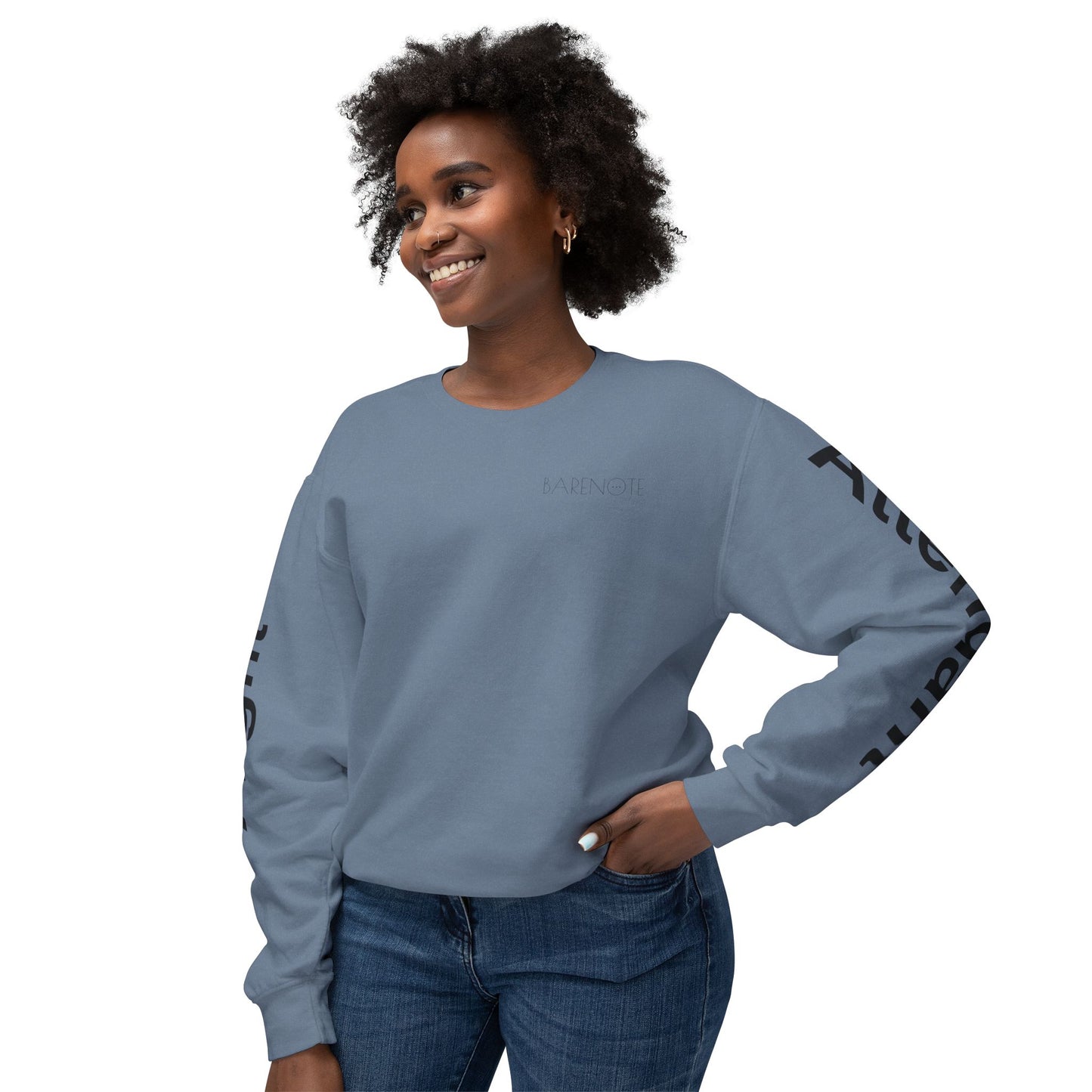 Unisex Lightweight Crewneck Sweatshirt - Flight Attendant