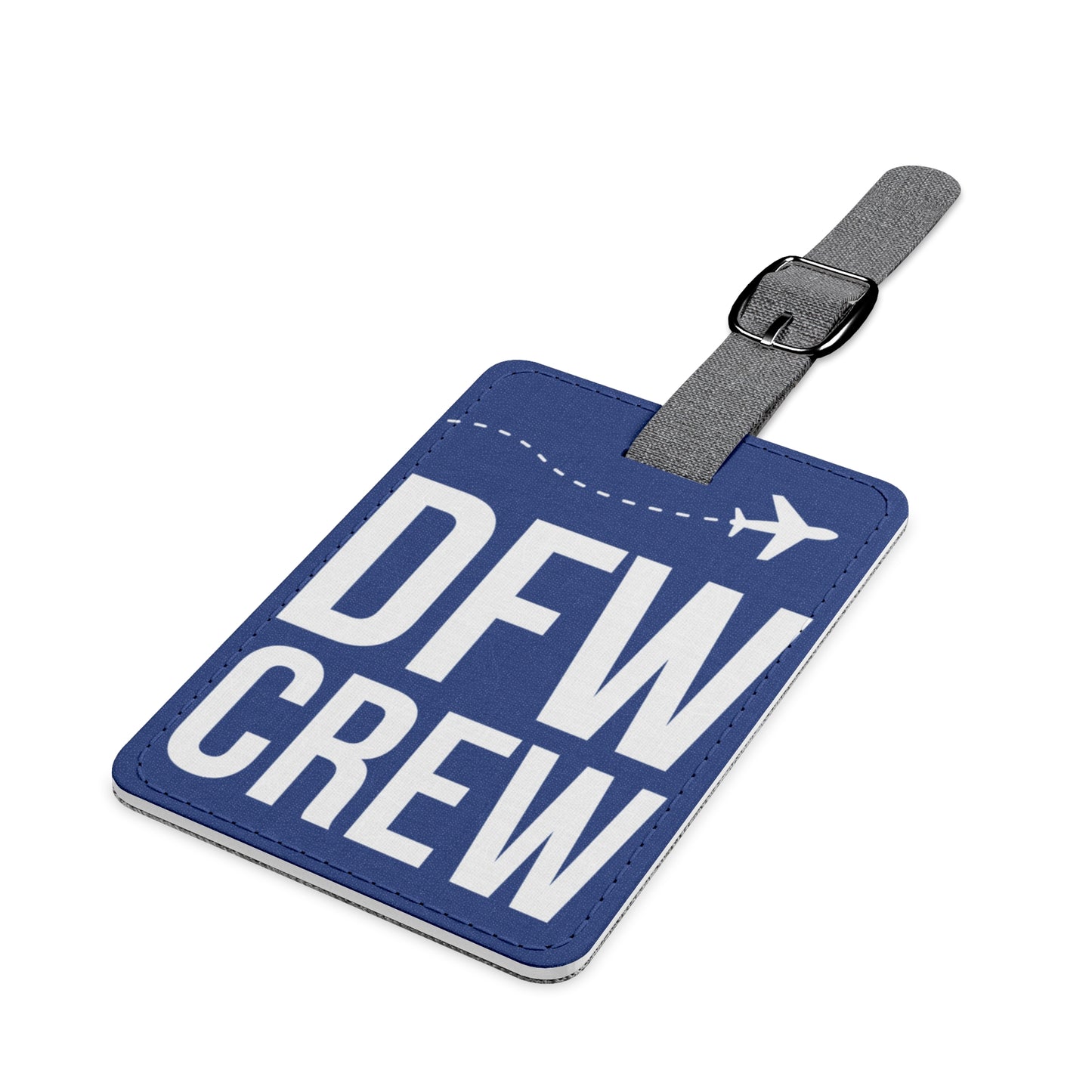 DFW CREW BLUE Luggage Tag, Rectangle