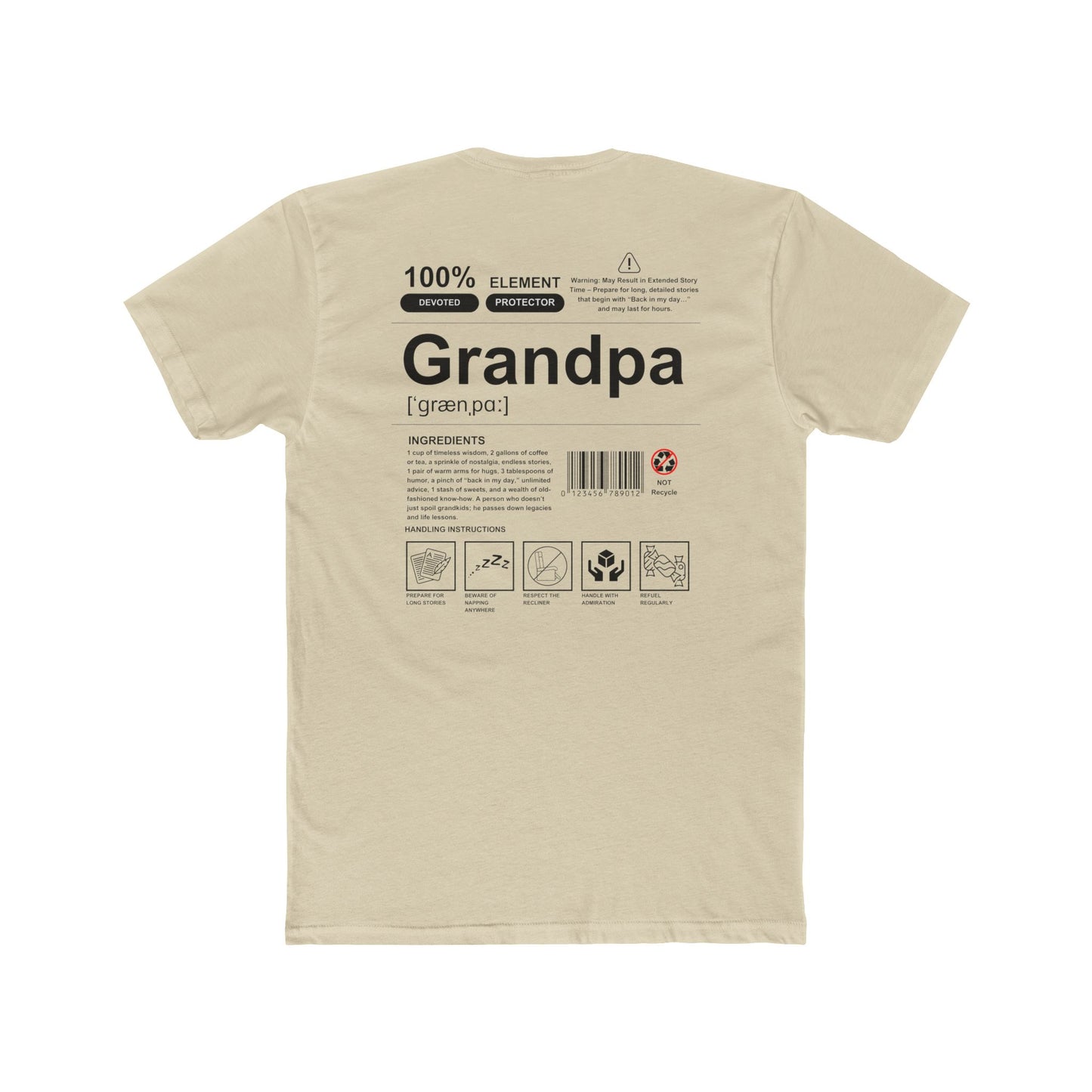 Unisex Cotton Crew Tee - Grandpa