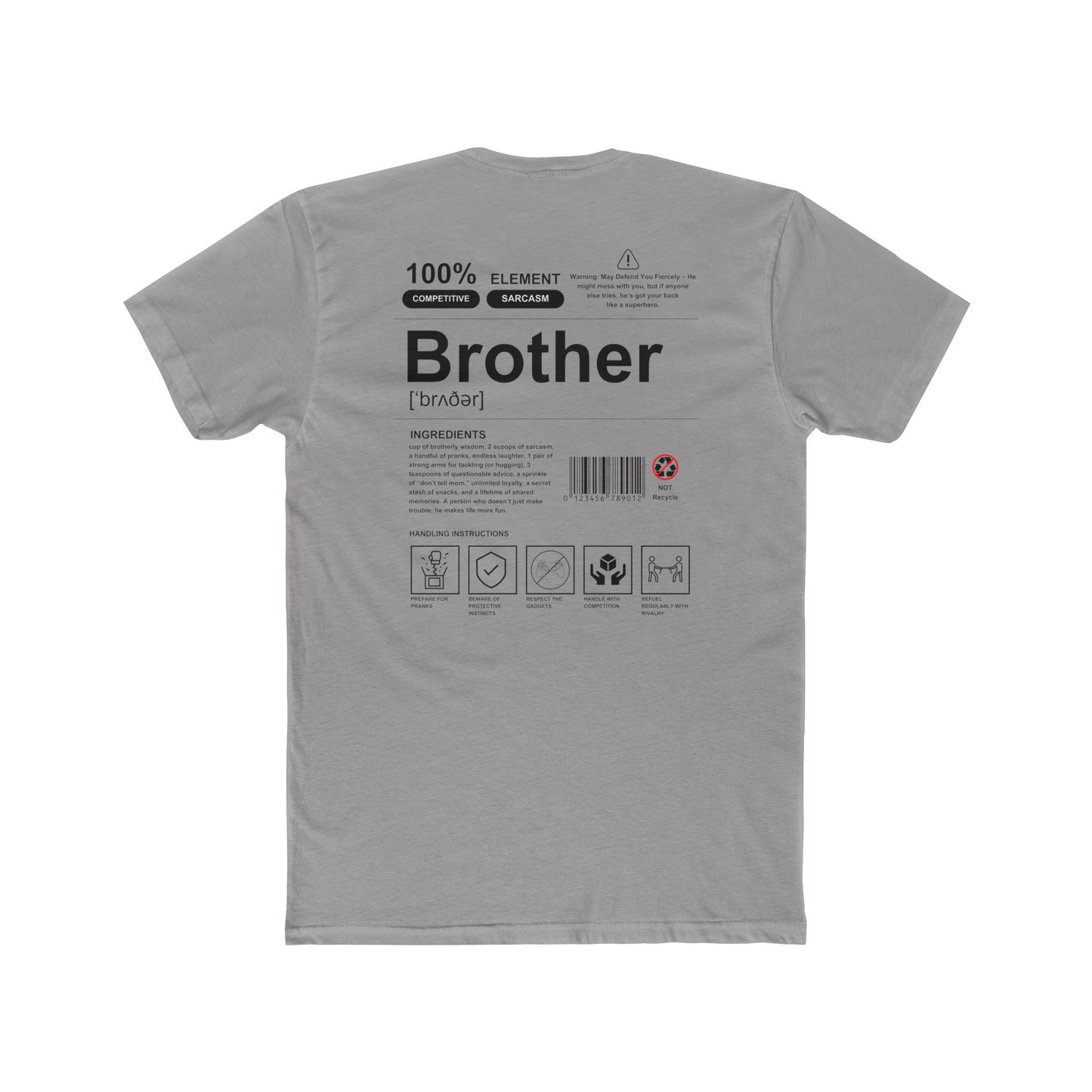 Unisex Cotton Crew Tee - Brother