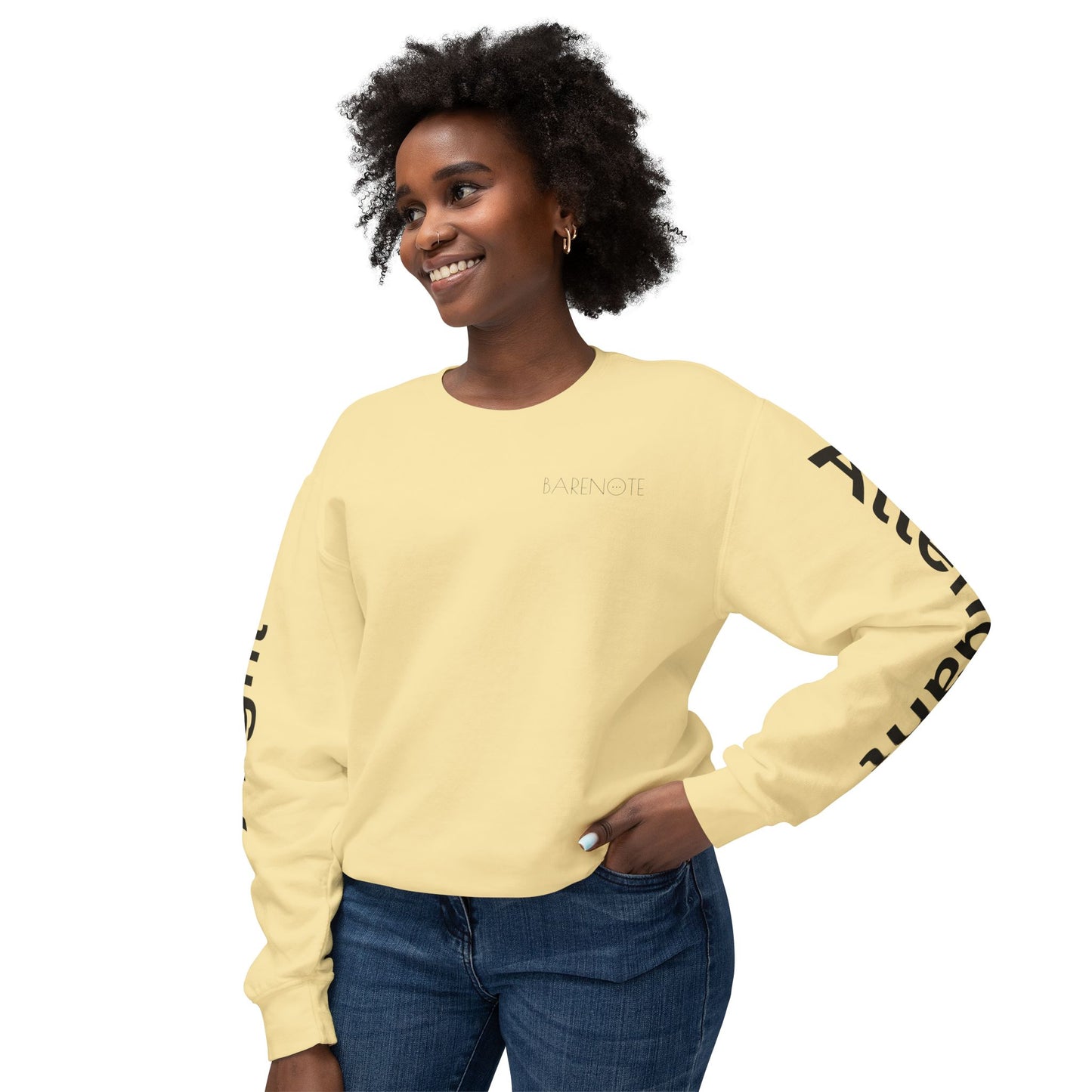 Unisex Lightweight Crewneck Sweatshirt - Flight Attendant