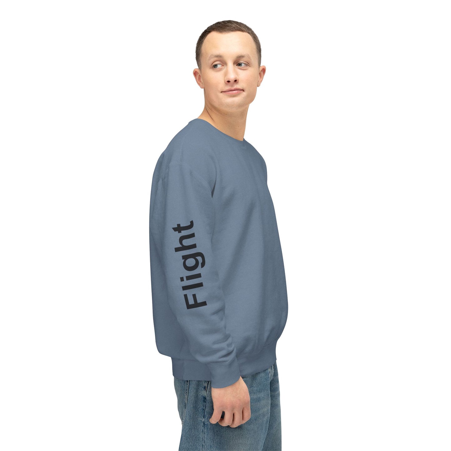 Unisex Lightweight Crewneck Sweatshirt - Flight Attendant