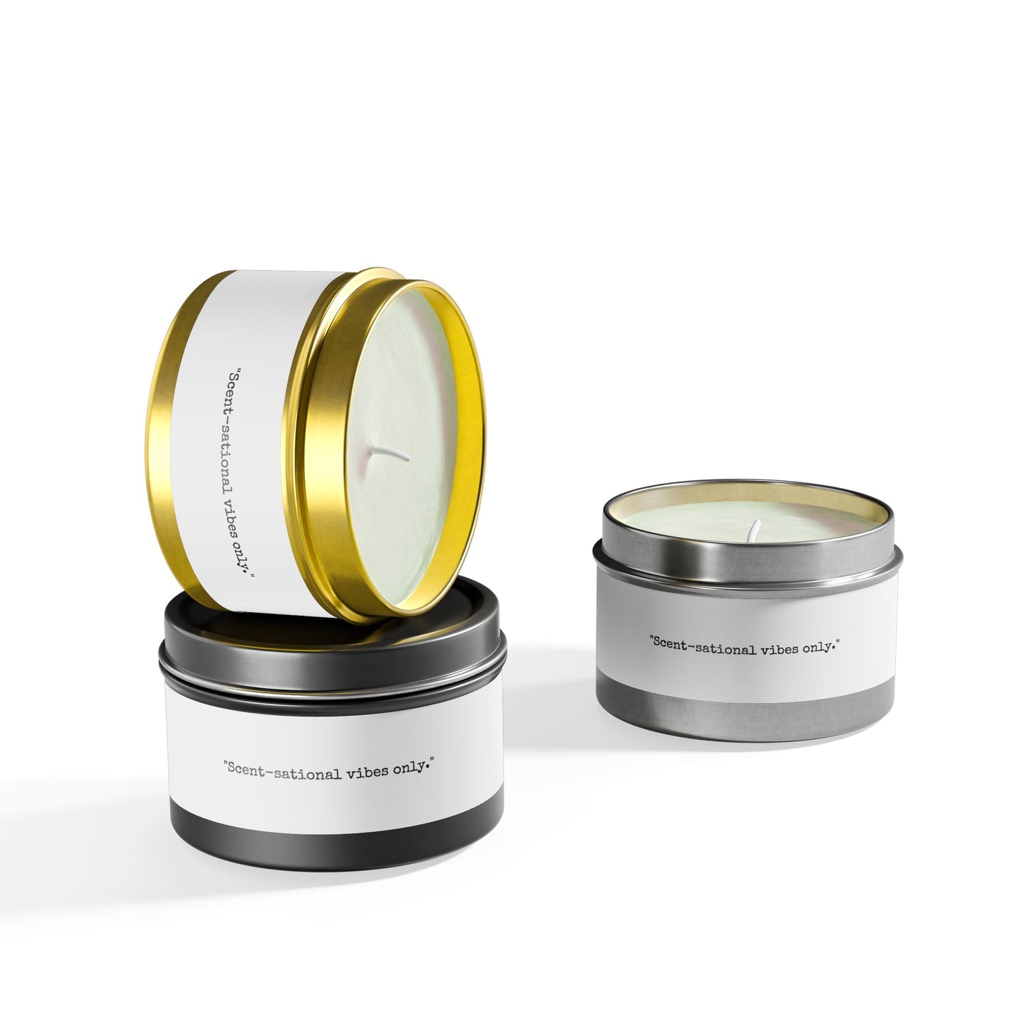 Scented Soy Candle - “Scent-sational vibes only”
