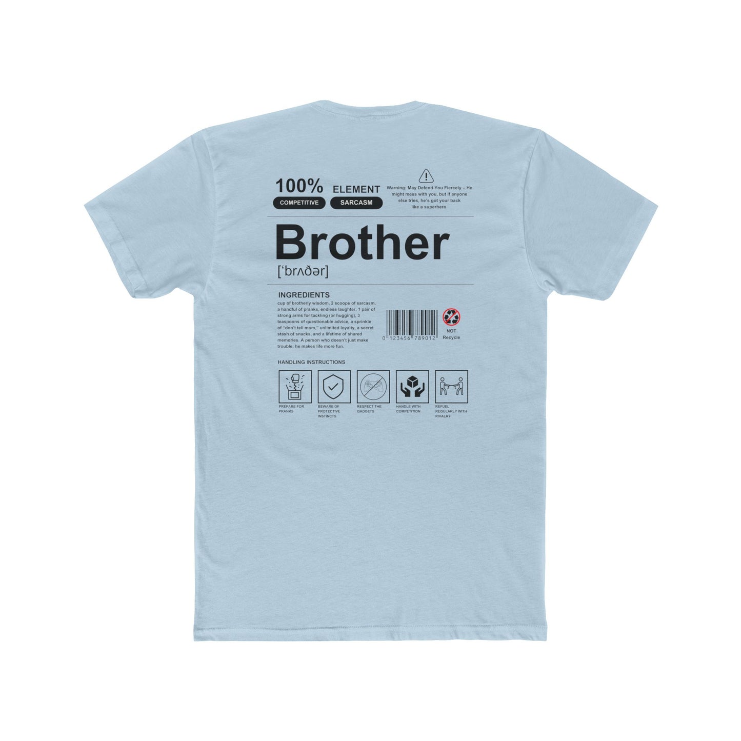 Unisex Cotton Crew Tee - Brother