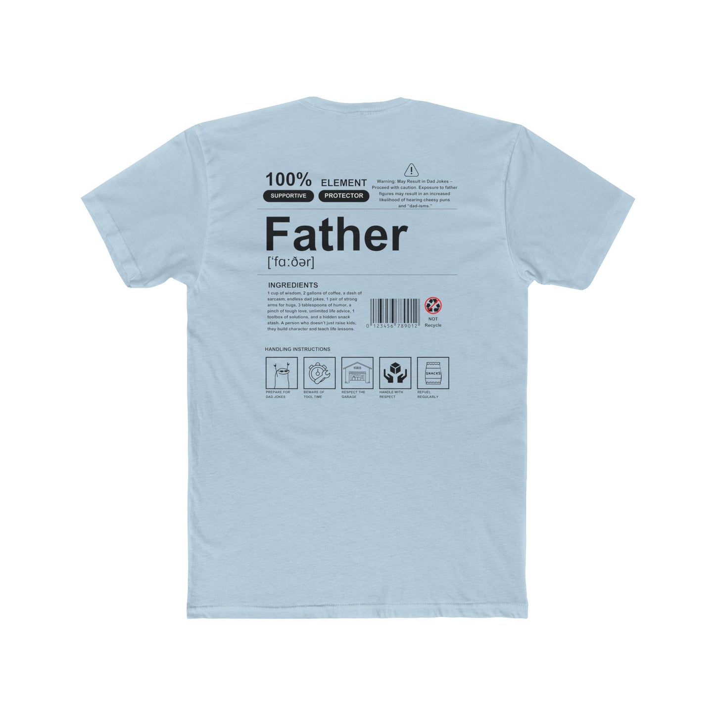 Unisex Cotton Crew Tee - Father