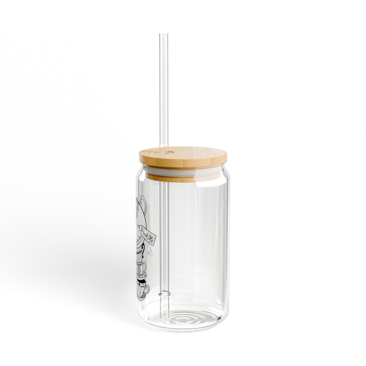 Sipper Glass, 16oz - Drink Me