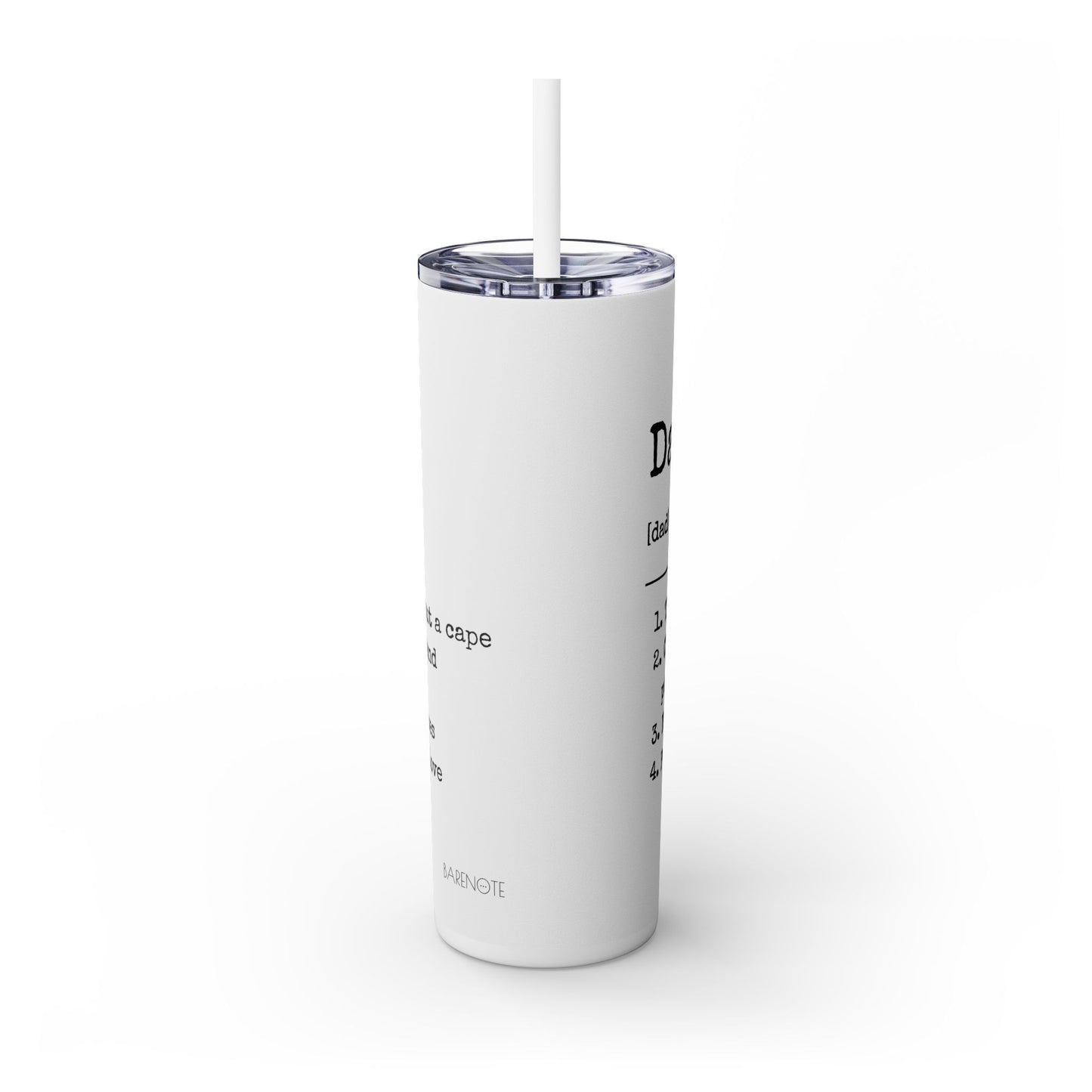 Skinny Tumbler with Straw, 20oz - Dad