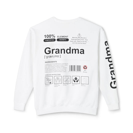 Unisex Lightweight Crewneck Sweatshirt - Grandma