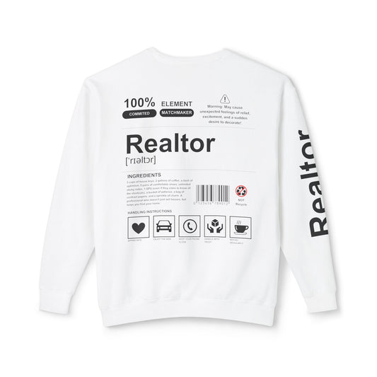 Unisex Lightweight Crewneck Sweatshirt - Realtor