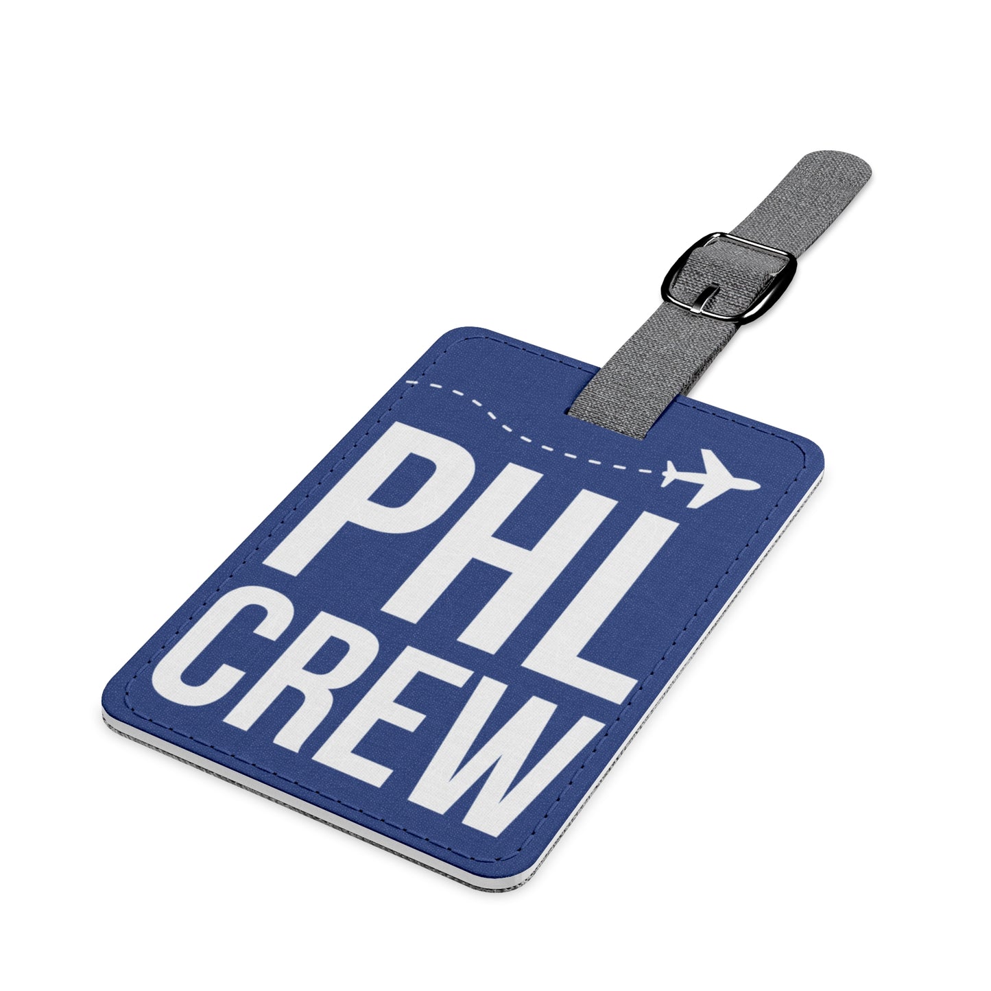 PHL CREW BLUE Luggage Tag, Rectangle