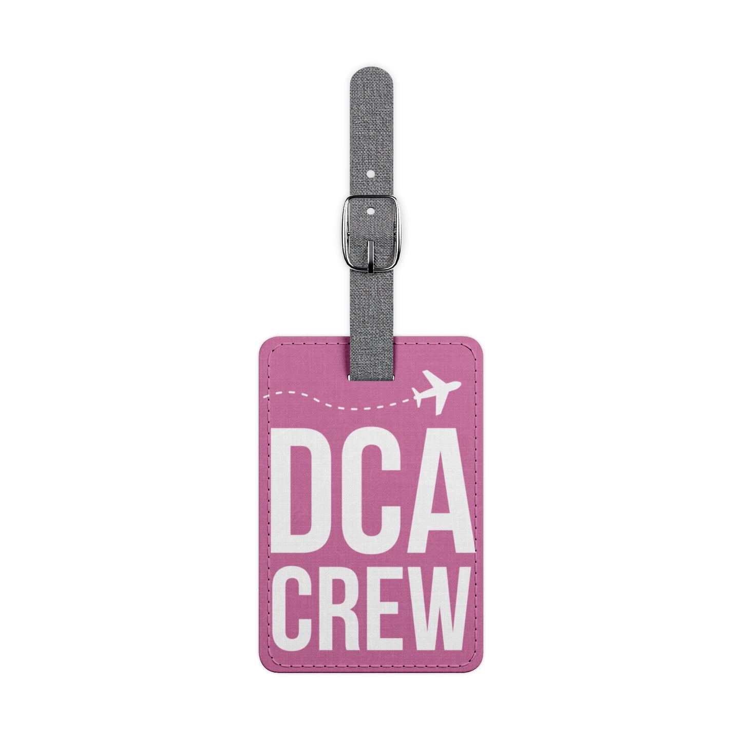 DCA CREW PINK Luggage Tag, Rectangle