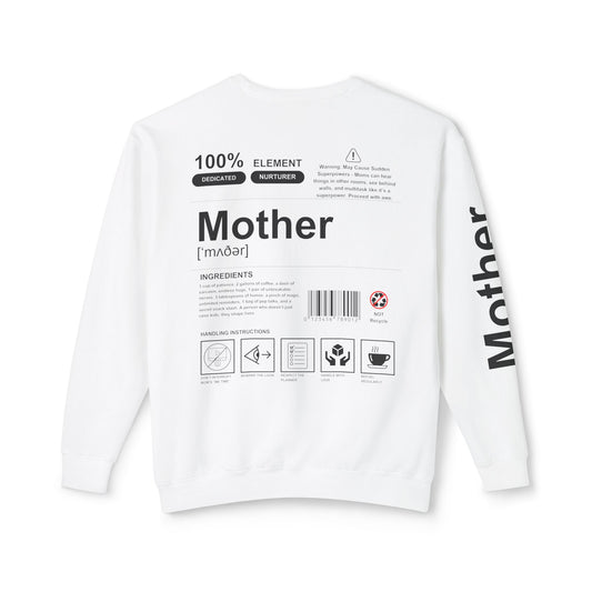 Unisex Lightweight Crewneck Sweatshirt - Mother