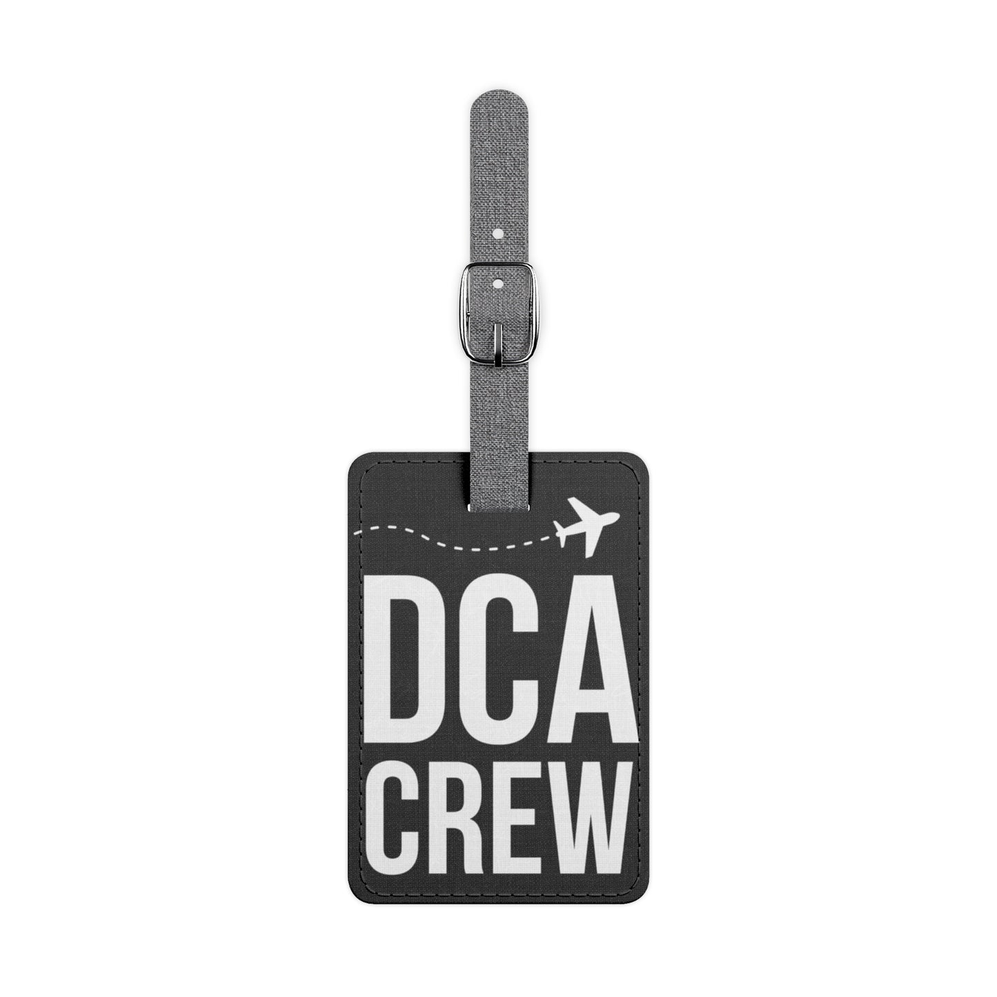 DCA CREW BLACK Luggage Tag, Rectangle