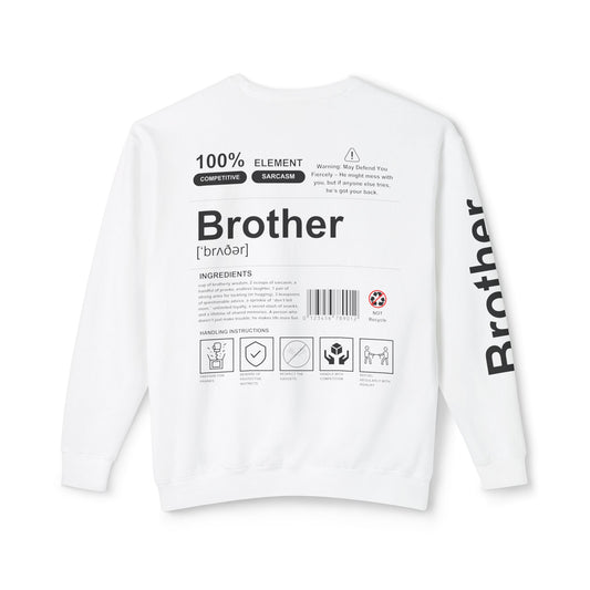 Unisex Lightweight Crewneck Sweatshirt - Brother